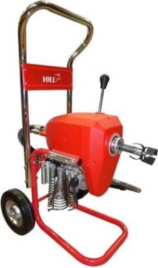 Машина для прочистки труб VOLL 7.00154 электромеханическая V-Clean 300