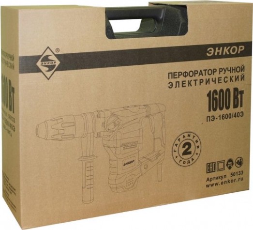 Перфоратор ЭНКОР ПЭ-1600/40Э [50133]