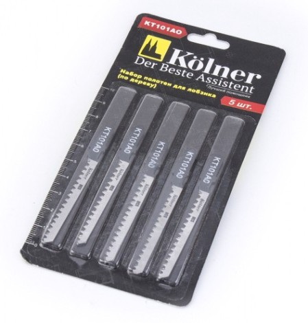 Пилки по дереву Kolner KT 101АО 75х1,4мм, 5шт. [кн101ао]