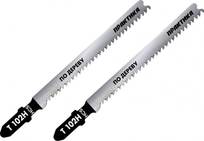 Пилки по дереву ПРАКТИКА T102H 100х75 мм, чистый рез (2шт.) [649-196]