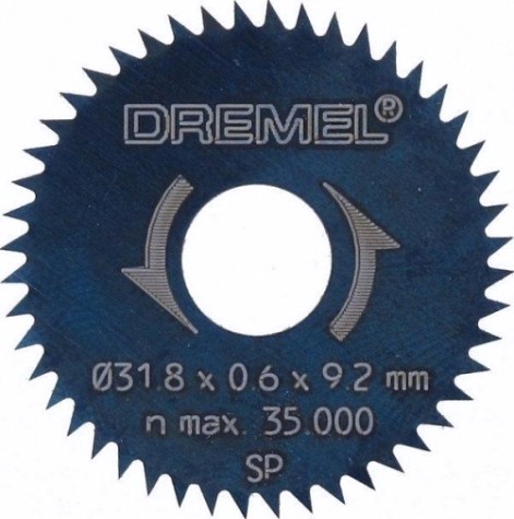 Пильный диск по дереву DREMEL 546 31,8х48х9,2 мм (2 шт.) [26150546JB]