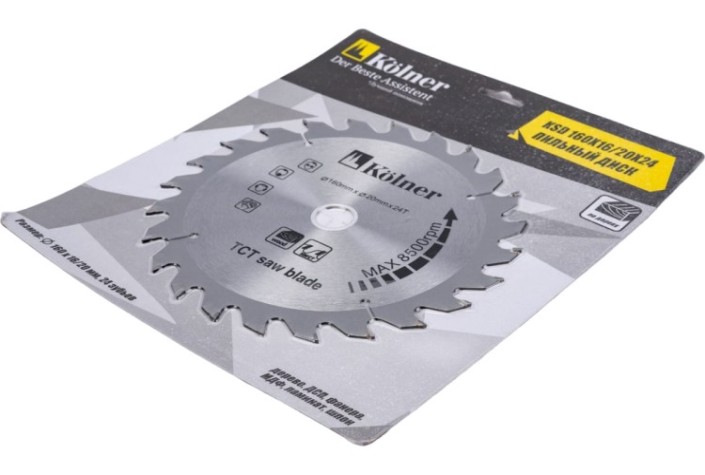 Пильный диск по дереву Kolner KSD 160x20x24Т [кн160-20-24]