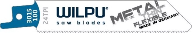 Полотна для сабельных пил WILPU 3015/100 bi-metall жести, стали толще, чем 1,2мм мелкозубно [1421000005]