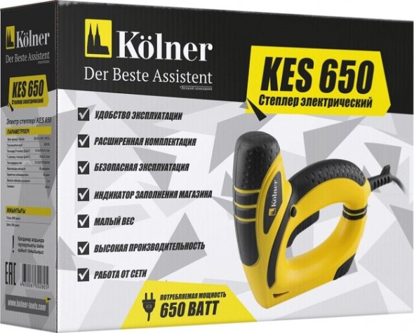 Скобозабиватель сетевой Kolner KES 650 [кн650ес]