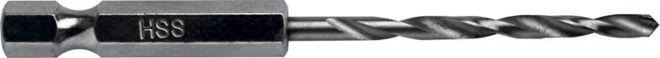 Сверло по металлу ПРАКТИКА HEX 1/4" Р6М5 4,2х100 мм [037-589]