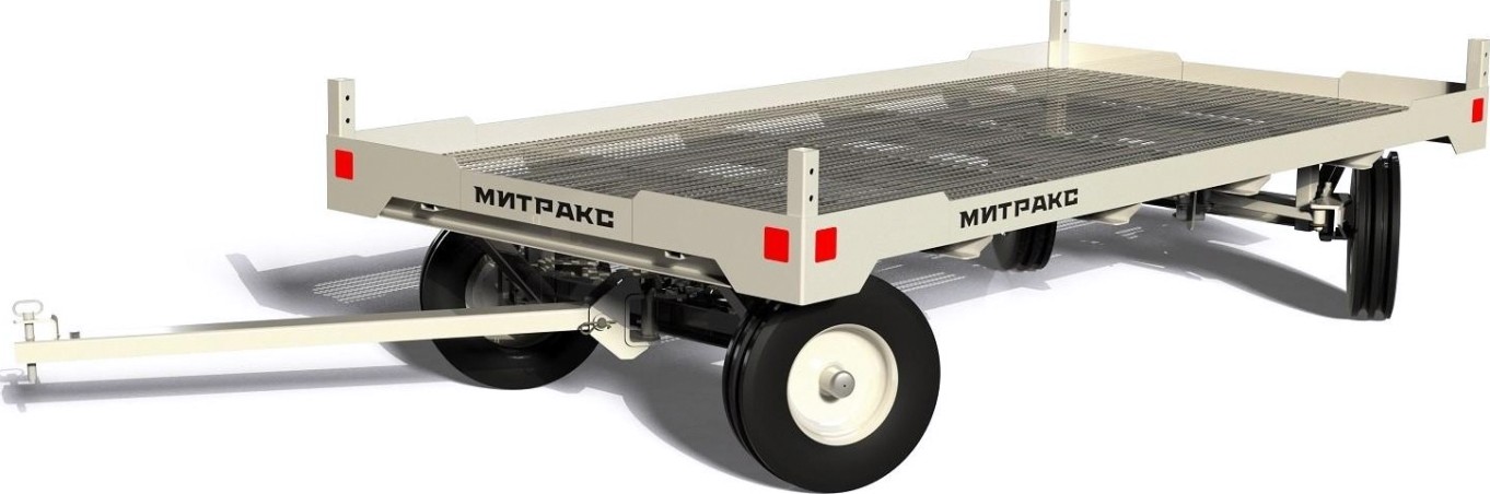Тележка МИТРАКС двухосная с высоким бортом