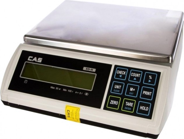 Весы торговые Cas ED-H-30 настольные (до 30 кг) [1262686]
