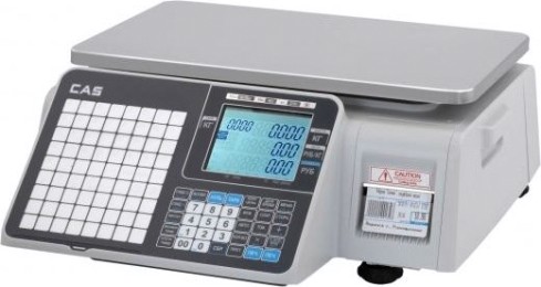 Весы торговые Cas СL3000J-30B настольные с печатью (без стойки,rs-232, usb) [1262743]
