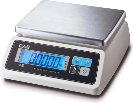 Весы торговые Cas SWN-6CW настольные влагостойкие [1357231]